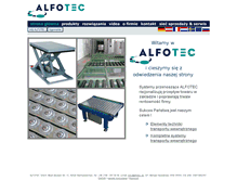Tablet Screenshot of alfotec.pl